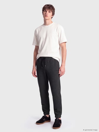 XSIDE Gri Regular Fit Erkek Jogger Eşofman Altı