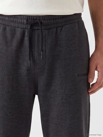 XSIDE Gri Regular Fit Erkek Jogger Eşofman Altı