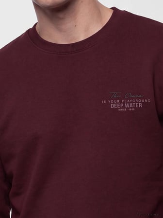 LCWAIKIKI Classic Gri Bisiklet Yaka Kalın Erkek Sweatshirt