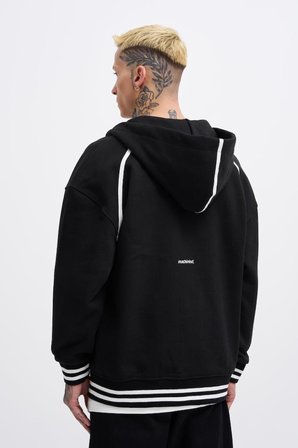 Erkek 87 Aplique Zip Jacket Siyah