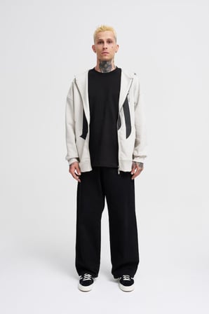 Erkek M Logo Zip Jacket Uzay Grisi