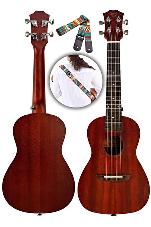 Fourtune Raya UKC-23MN Concert Ukulele Maun Hakiki Ağaç (ÖZEL SERİ)