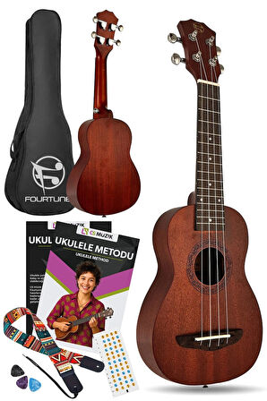 Fourtune Raya UKS-21MN Soprano Ukulele Maun Hakiki Ağaç (ÖZEL SERİ)