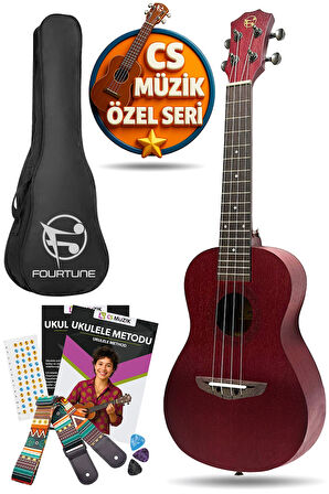 Fourtune Elio UKC-23RD Concert Ukulele Maun Hakiki Ağaç (ÖZEL SERİ)