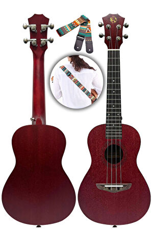 Fourtune Elio UKC-23RD Concert Ukulele Maun Hakiki Ağaç (ÖZEL SERİ)