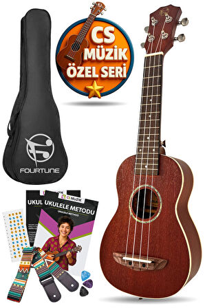 Fourtune Sydra UKS-21MN Soprano Ukulele Maun Hakiki Ağaç (ÖZEL SERİ)