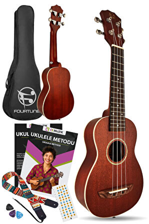Fourtune Sydra UKS-21MN Soprano Ukulele Maun Hakiki Ağaç (ÖZEL SERİ)
