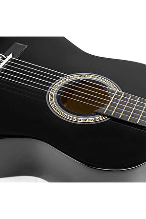 Fourtune Luca C-180BK Siyah Klasik Gitar Seti 4/4 Sap Ayarlı 