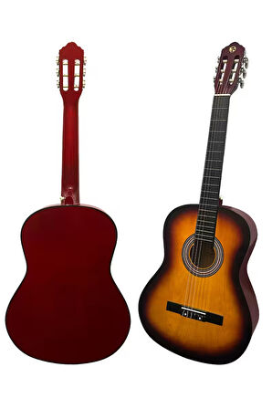 Fourtune Luca C-180SB Sunburst Klasik Gitar Seti 4/4 Sap Ayarlı 