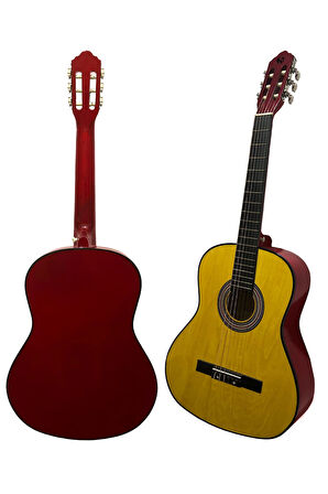 Fourtune Luca C-180YL Sarı Klasik Gitar Seti 4/4 Sap Ayarlı 