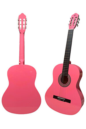 Fourtune Luca C-180PK Pembe Klasik Gitar Seti 4/4 Sap Ayarlı 