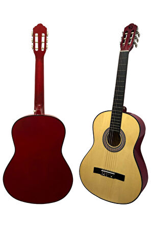 Fourtune Luca C-180NT Naturel Klasik Gitar Seti 4/4 Sap Ayarlı 