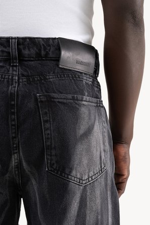 Erkek Baggy Jean Pantolon Siyah