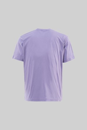 Erkek Basic Relaxed İnce Pamuklu Tişört Lila