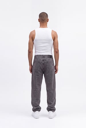 Erkek Baggy Jean Pantolon Siyah