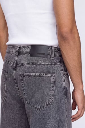Erkek Baggy Jean Pantolon Siyah