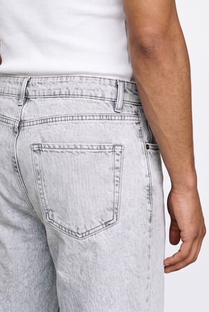 Erkek Boyfriend Jean Pantolon Gri