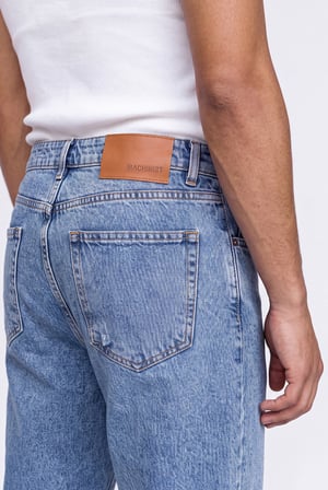 Erkek Boyfriend Jean Pantolon Mavi