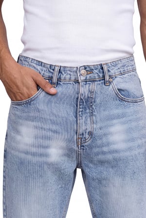 Erkek Boyfriend Jean Pantolon Mavi