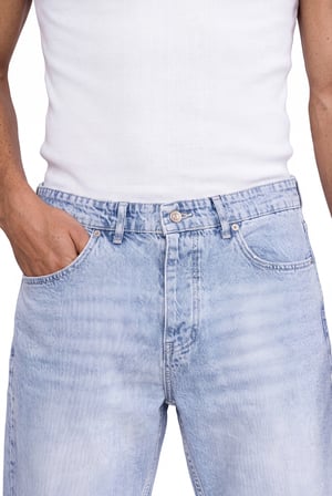 Erkek Boyfriend Jean Pantolon Mavi