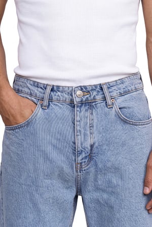 Erkek Boyfriend Jean Pantolon Mavi