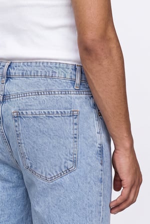 Erkek Boyfriend Jean Pantolon Mavi