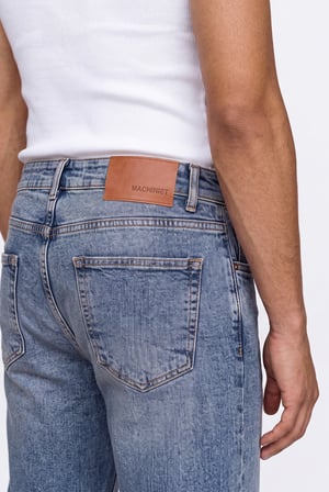 Erkek Regular Fit Jean Pantolon Mavi