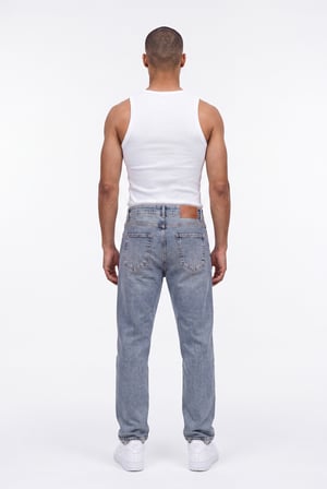Erkek Regular Fit Jean Pantolon Mavi