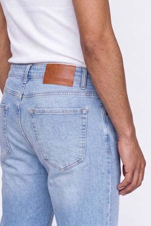 Erkek Regular Fit Jean Pantolon Mavi