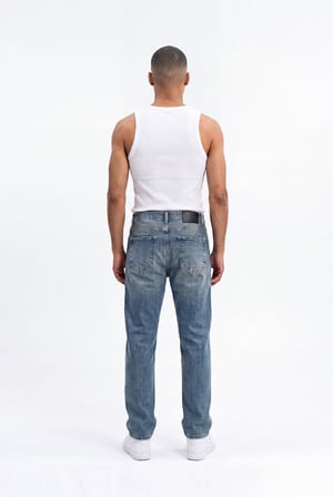 Erkek Regular Fit Jean Pantolon Mavi