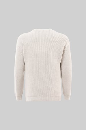 Erkek Selani̇k Örgü Temi̇z Di̇ki̇ş Bi̇si̇klet Yaka Oversize Tri̇ko Taş