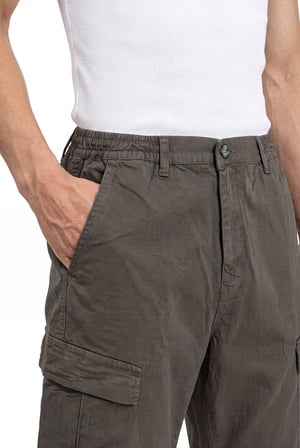 Erkek Baggy Kargo Pantolon Haki