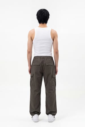 Erkek Baggy Kargo Pantolon Haki