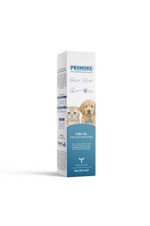 Fish Oil Kedi & Köpek Balık Yağı 200 ml Omega 3 & 6, Tüy Sağlığı, Bağışıklık Desteği