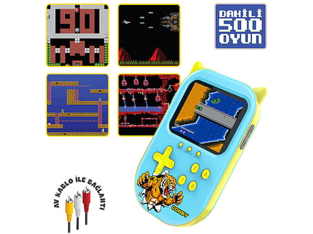 CORBY PGM704 Atari Portable Retro Oyun Konsolu - 500 Oyun