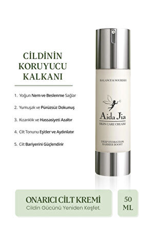 Bariyer Krem, Dermatolog Formülü, Onarıcı Yatıştırıcı, Pürüzsüz Parlak Görünüm