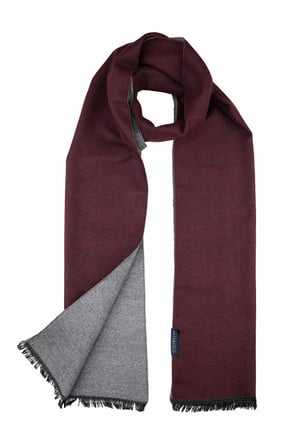Bordo Çift Taraflı Atkı | STD