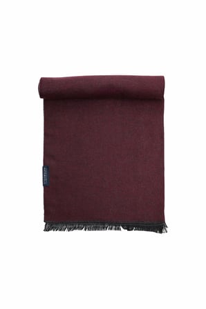 Bordo Çift Taraflı Atkı | STD
