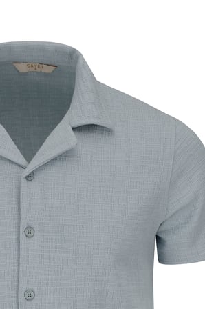 Mavi Regular Fit Apaş Yaka Gömlek | XL