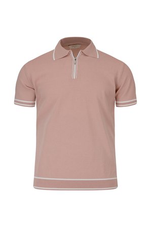 Gül Kurusu Regular Fit Polo Yaka Rayon Tişört | M