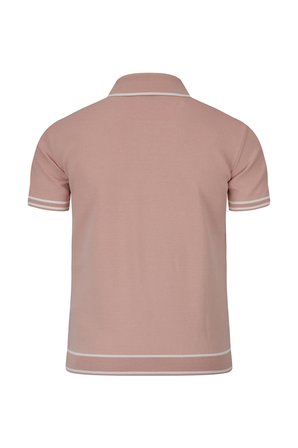 Gül Kurusu Regular Fit Polo Yaka Rayon Tişört | M