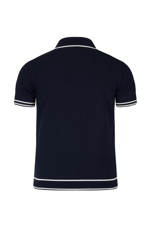 Lacivert Regular Fit Polo Yaka Rayon Tişört | S
