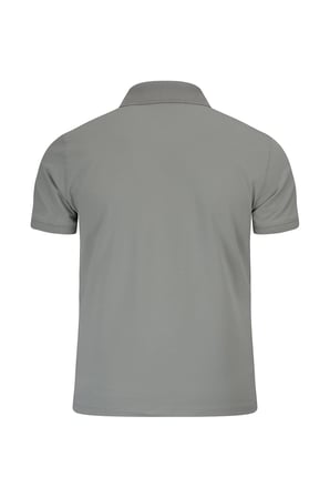 Gri Regular Fit Polo Yaka Pamuklu Tişört | S