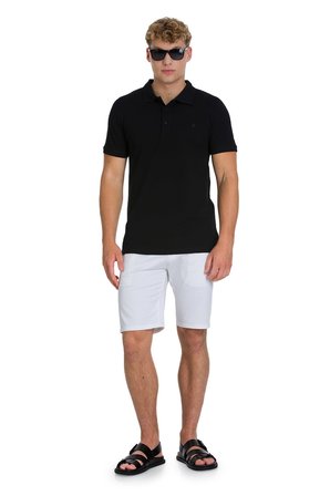 Siyah Regular Fit 100% Pamuk Polo Yaka Tişört | XXL