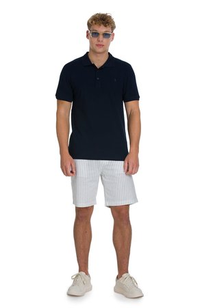 Lacivert Regular Fit 100% Pamuk Polo Yaka Tişört | XXL