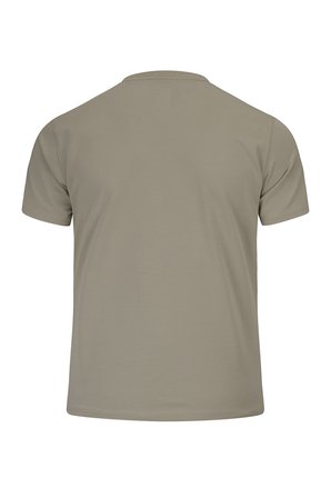 Haki Regular Fit Bisiklet Yaka Pamuklu Tişört | M
