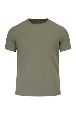 Vetiver Yeşil Regular Fit Bisiklet Yaka Pamuklu Tişört | XL