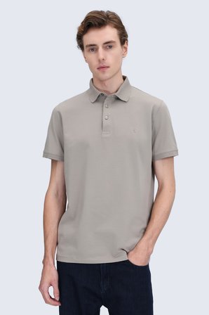 Vizon Regular Fit Polo Yaka Pamuklu Tişört | M