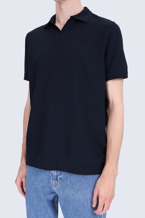 Lacivert Regular Fit Polo Yaka Pamuklu Tişört | XL
