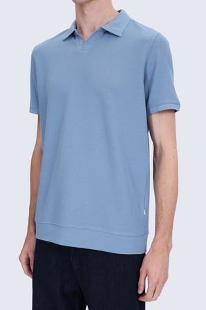 Mavi Regular Fit Polo Yaka Pamuklu Tişört | S